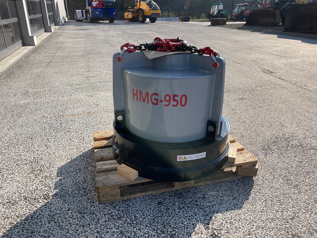Pladdet hydraulische magneet HMG 950
