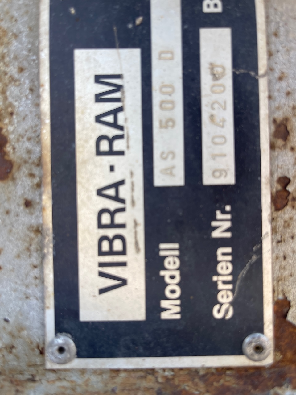 Vibra ram Metaal schaar AS500D Lehnhoff aansl