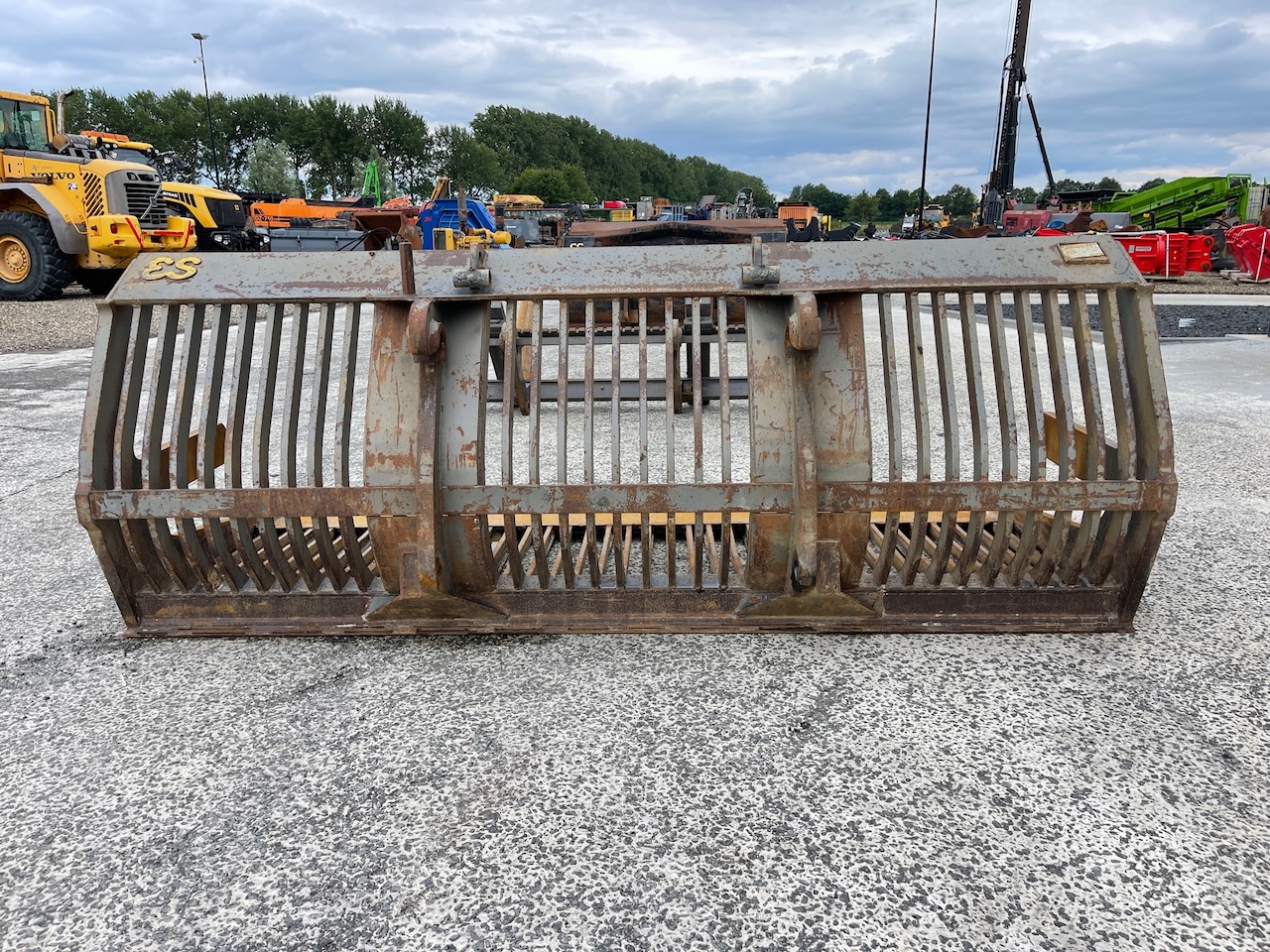 Puinbak Eurosteel 292cm Volvo / Lundberg aansluiting groot