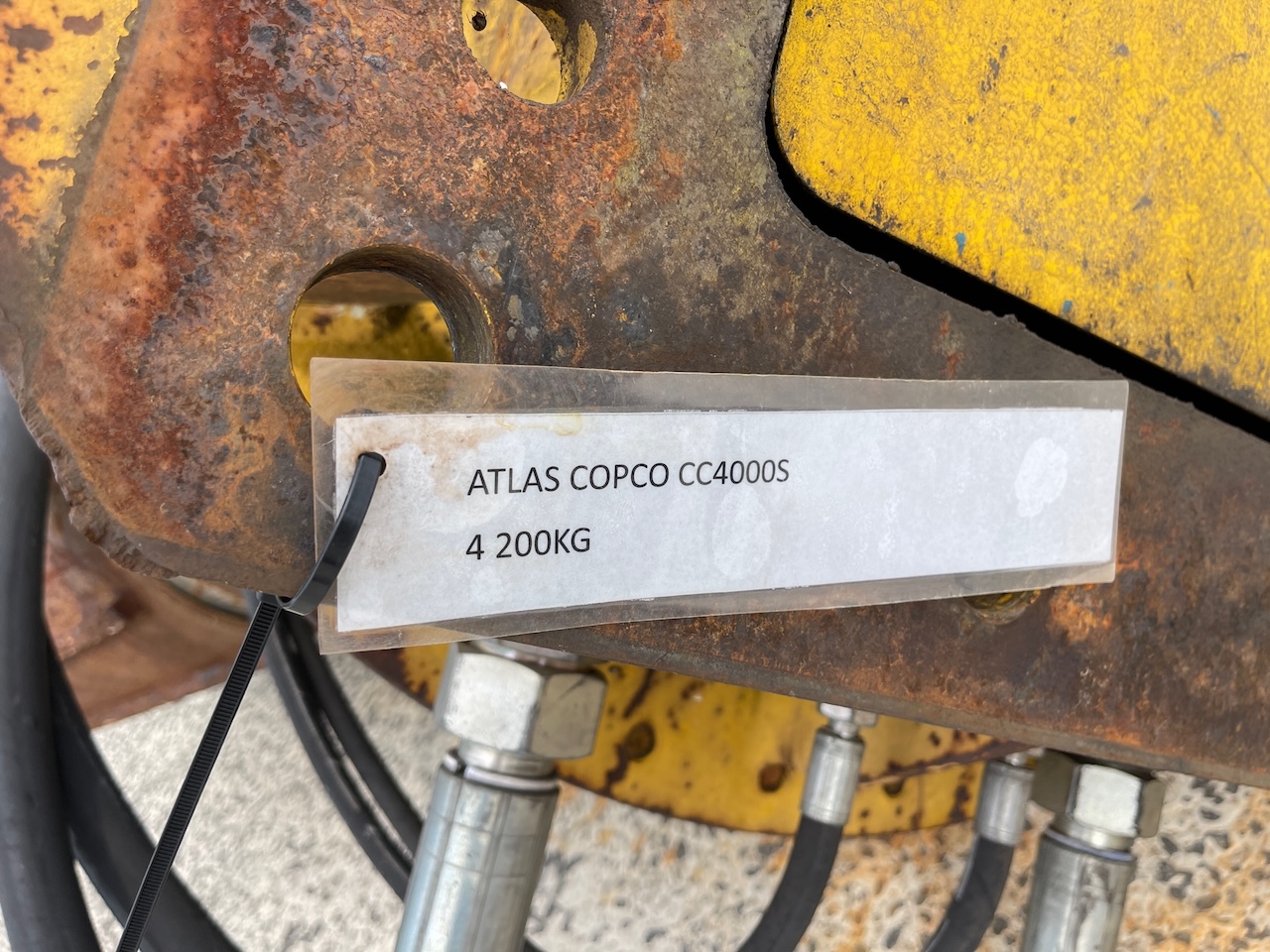 Atlas Copco metaal schaar CC4000 S (Machine gew 32-42t)