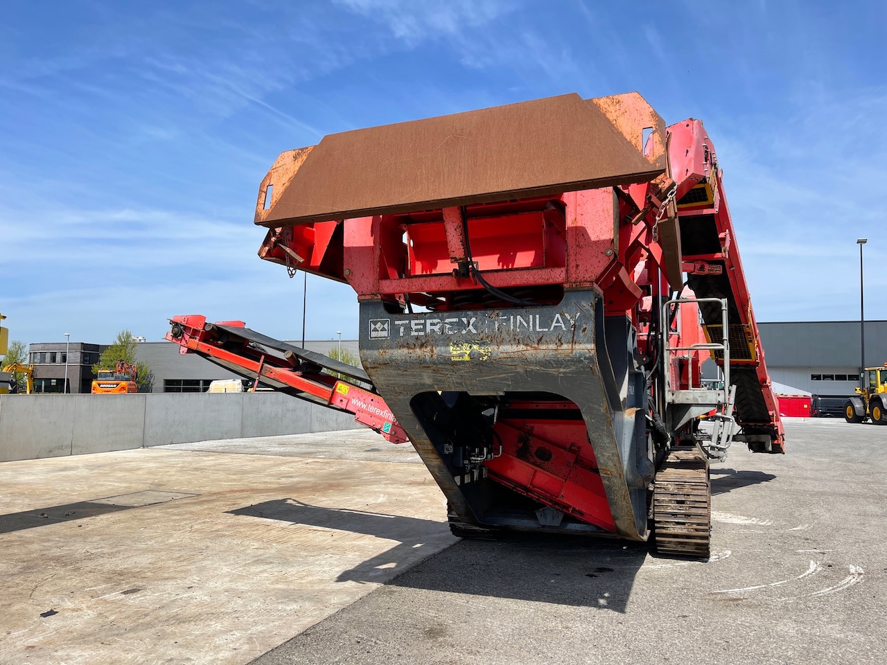 Terex Finlay I-110RS Tracked Impact Crusher with screen deck