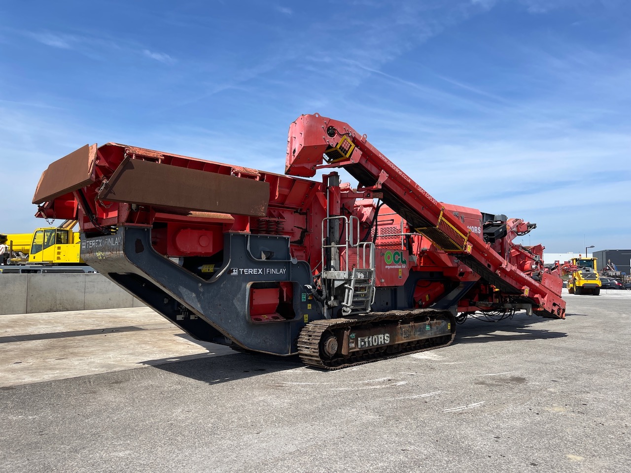 Terex Finlay I-110RS Tracked Impact Crusher with screen deck