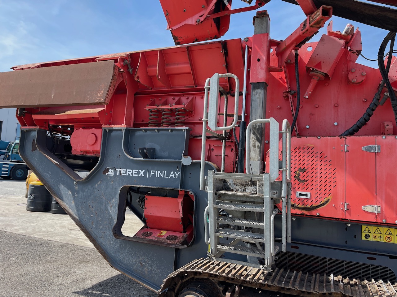 Terex Finlay I-110RS Tracked Impact Crusher with screen deck