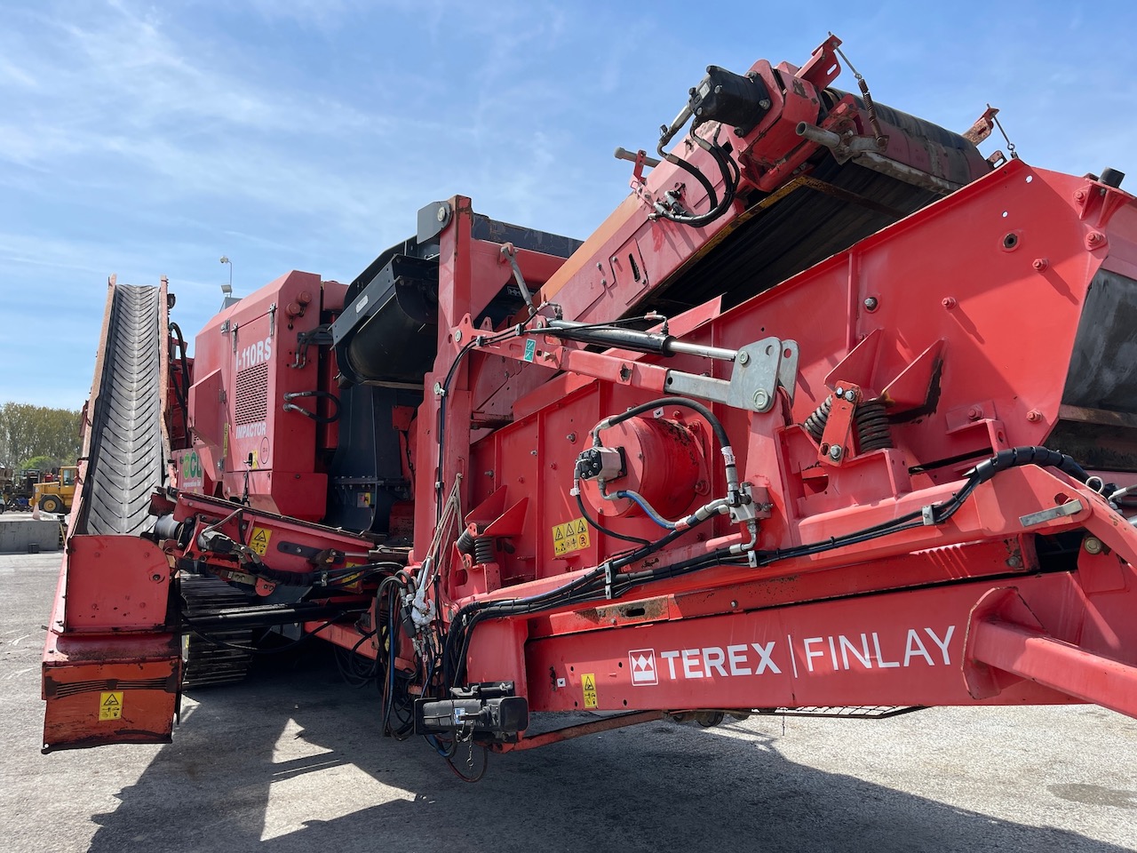 Terex Finlay I-110RS Tracked Impact Crusher with screen deck