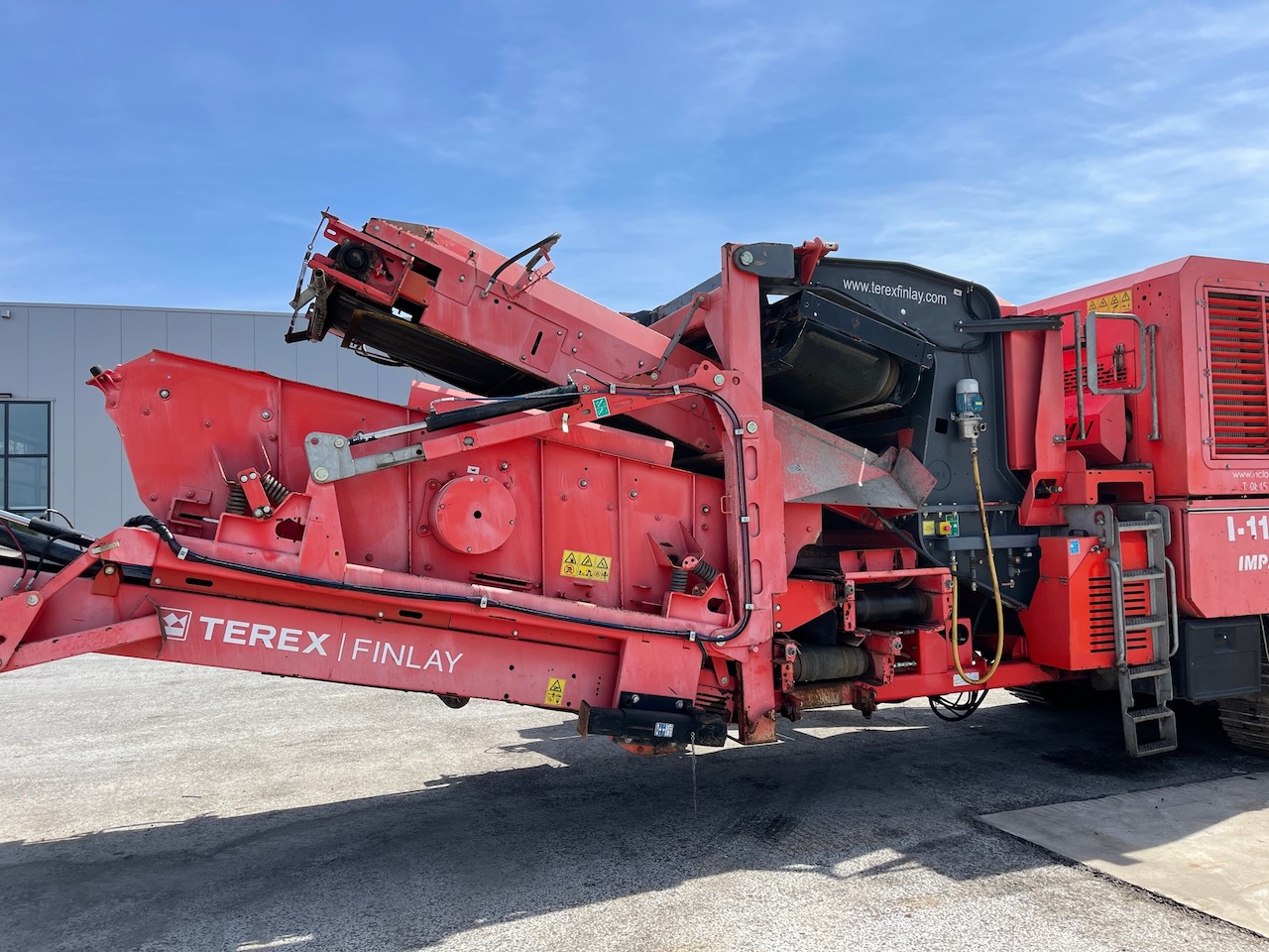 Terex Finlay I-110RS Tracked Impact Crusher with screen deck