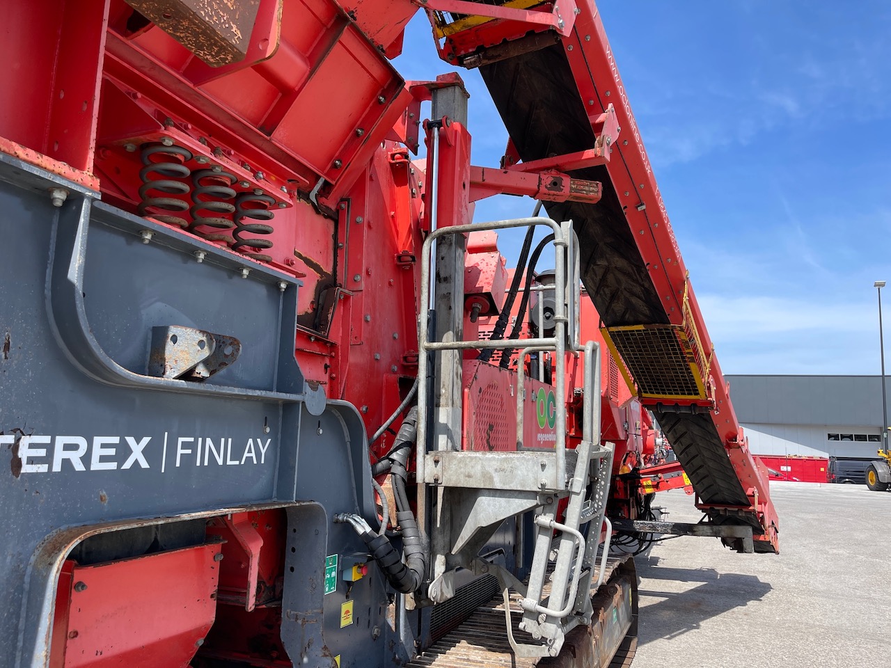 Terex Finlay I-110RS Tracked Impact Crusher with screen deck