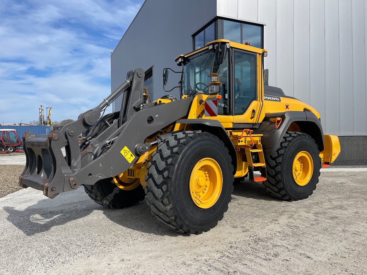 Volvo L120H met weegsysteem