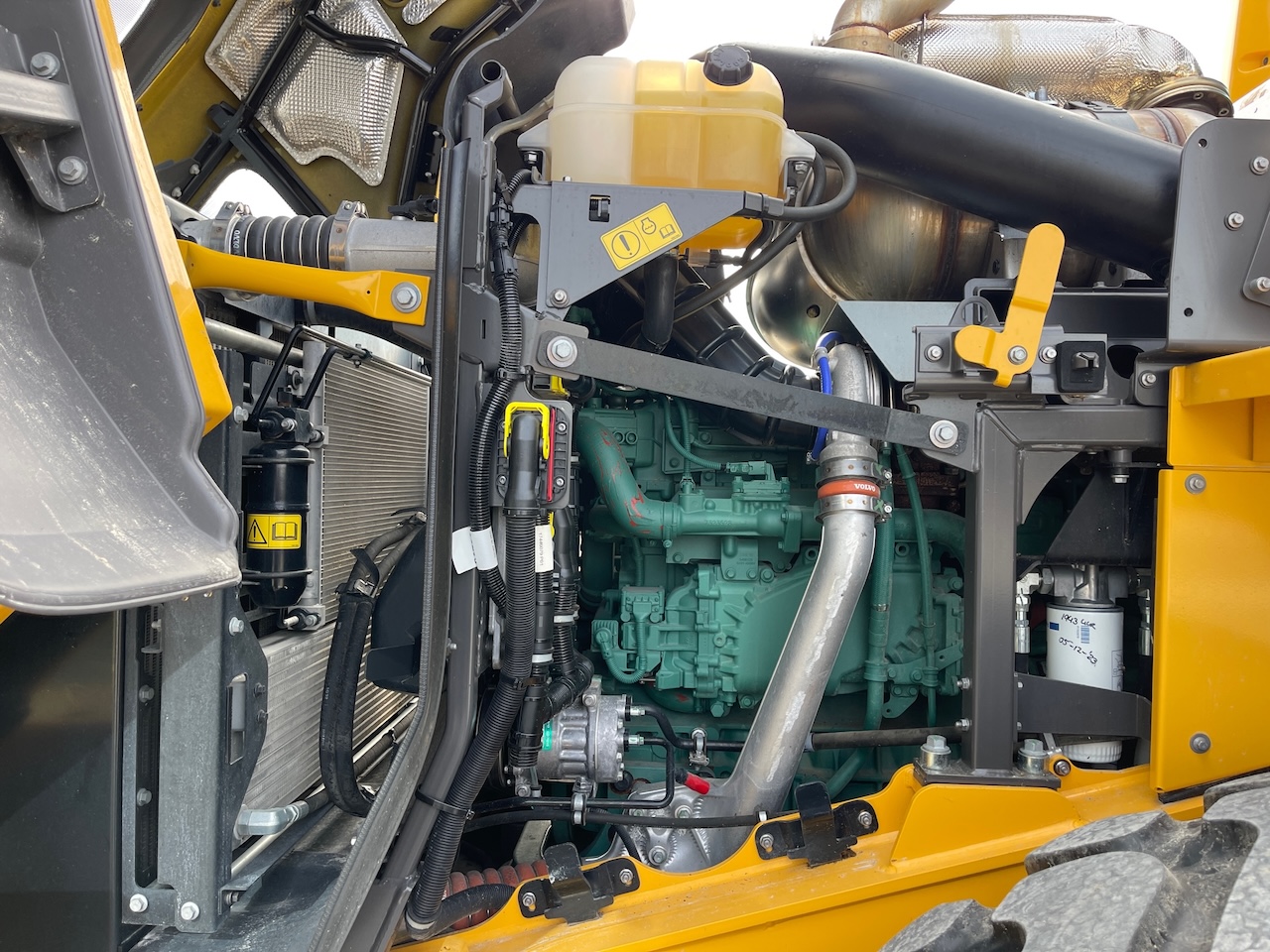 Volvo L120H met weegsysteem