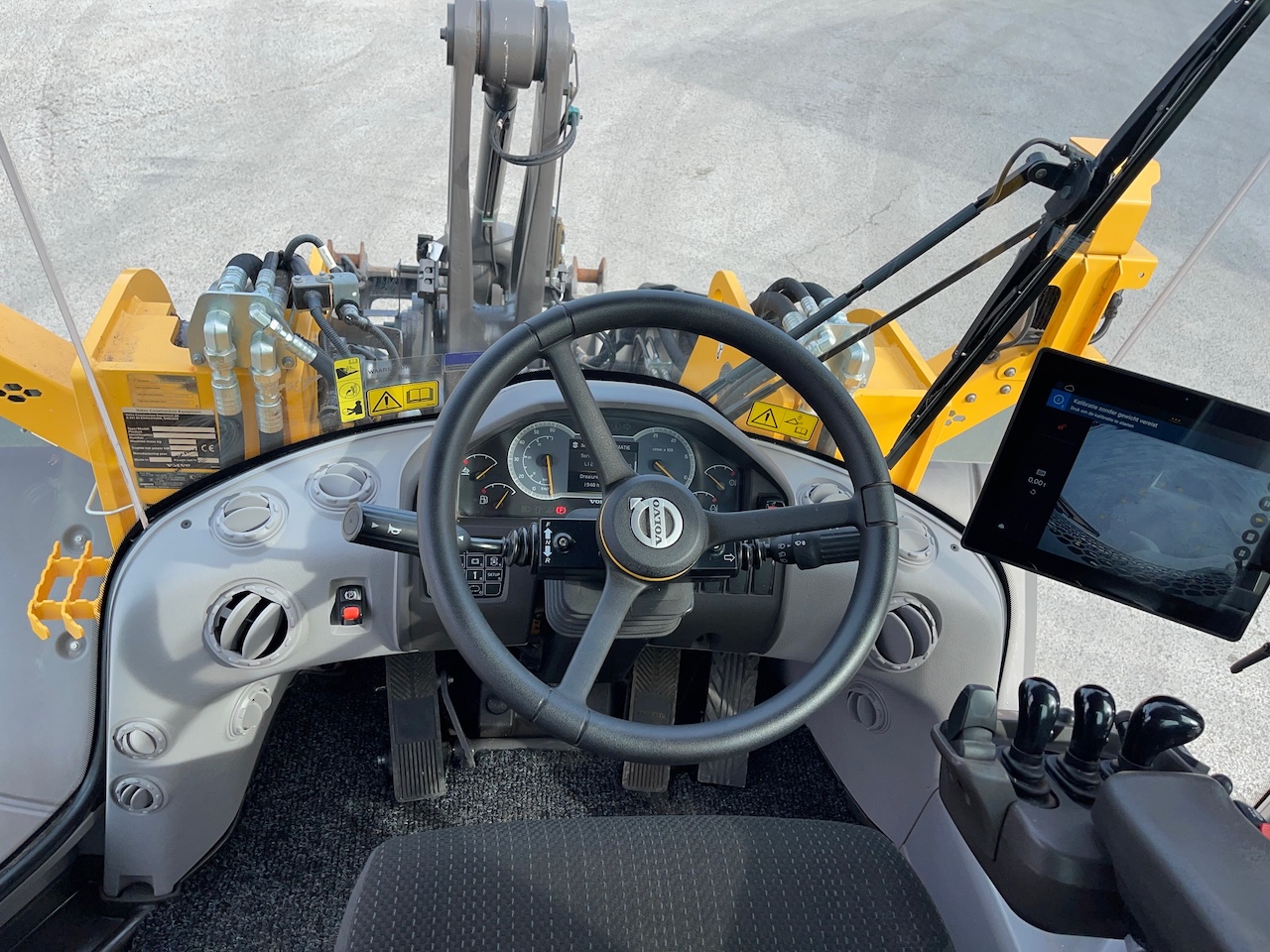 Volvo L120H met weegsysteem