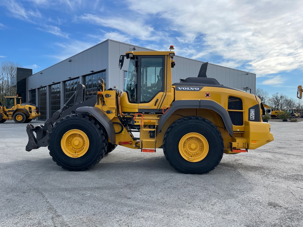 Volvo L120H met weegsysteem