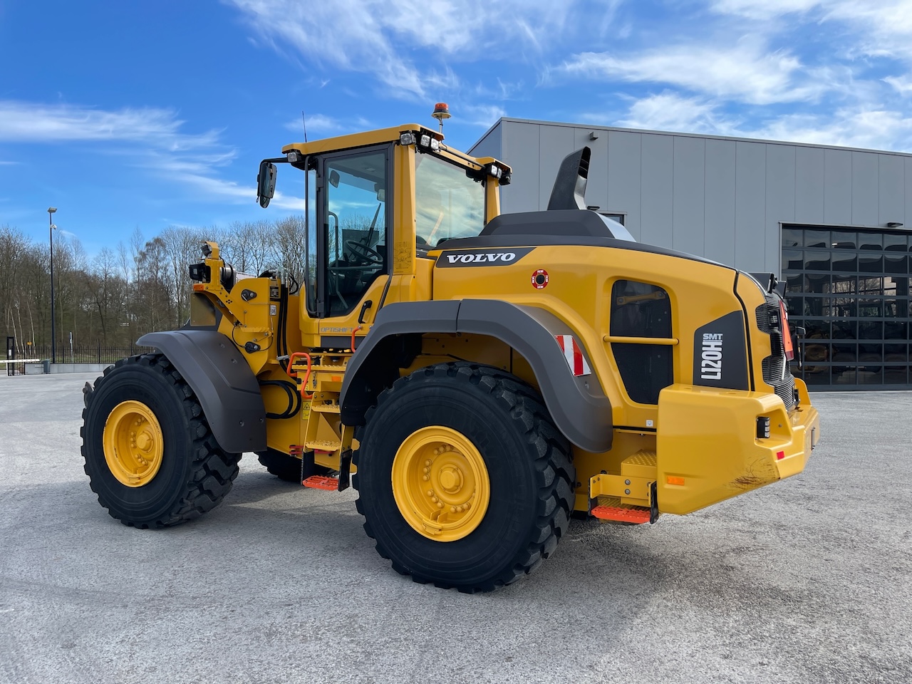 Volvo L120H met weegsysteem