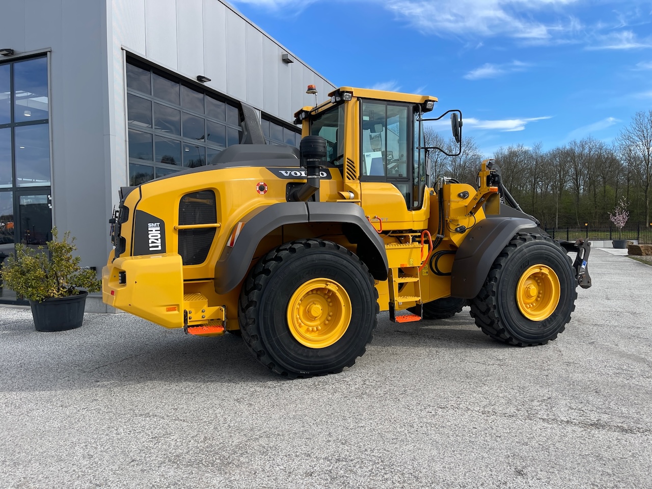 Volvo L120H met weegsysteem