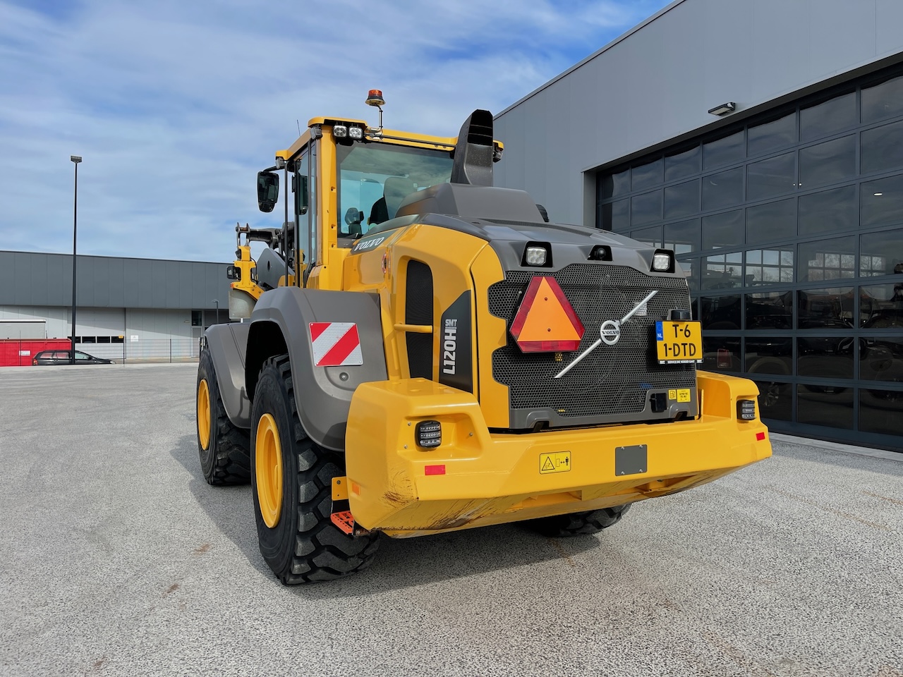 Volvo L120H met weegsysteem