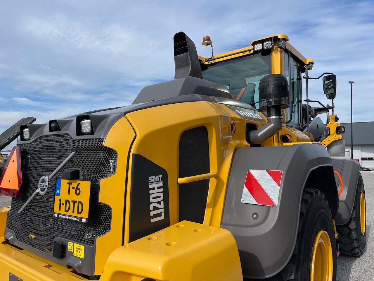 Volvo L120H met weegsysteem