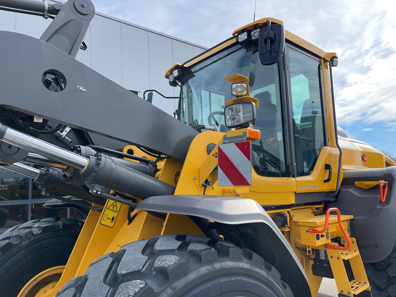 Volvo L120H met weegsysteem