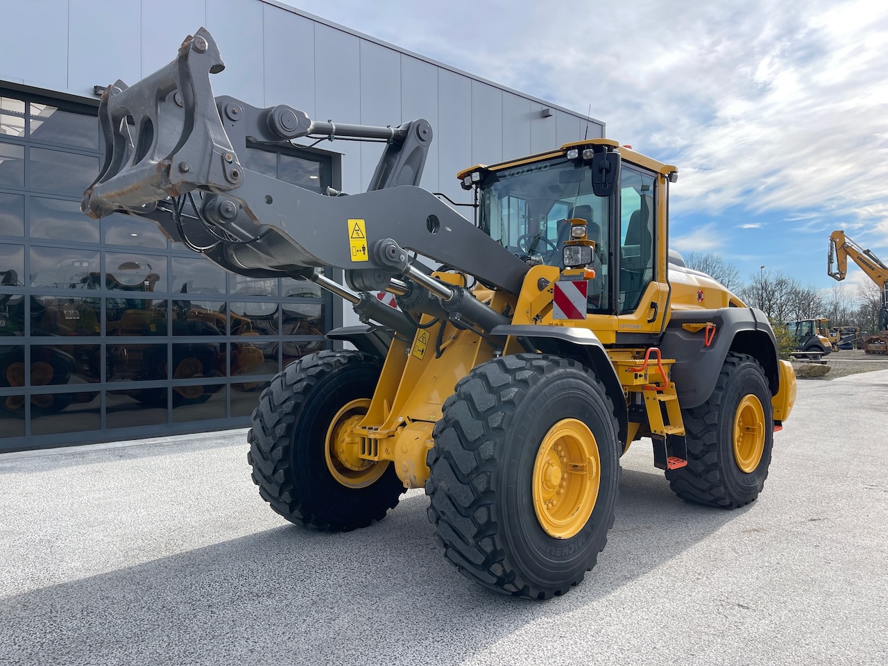 Volvo L120H met weegsysteem