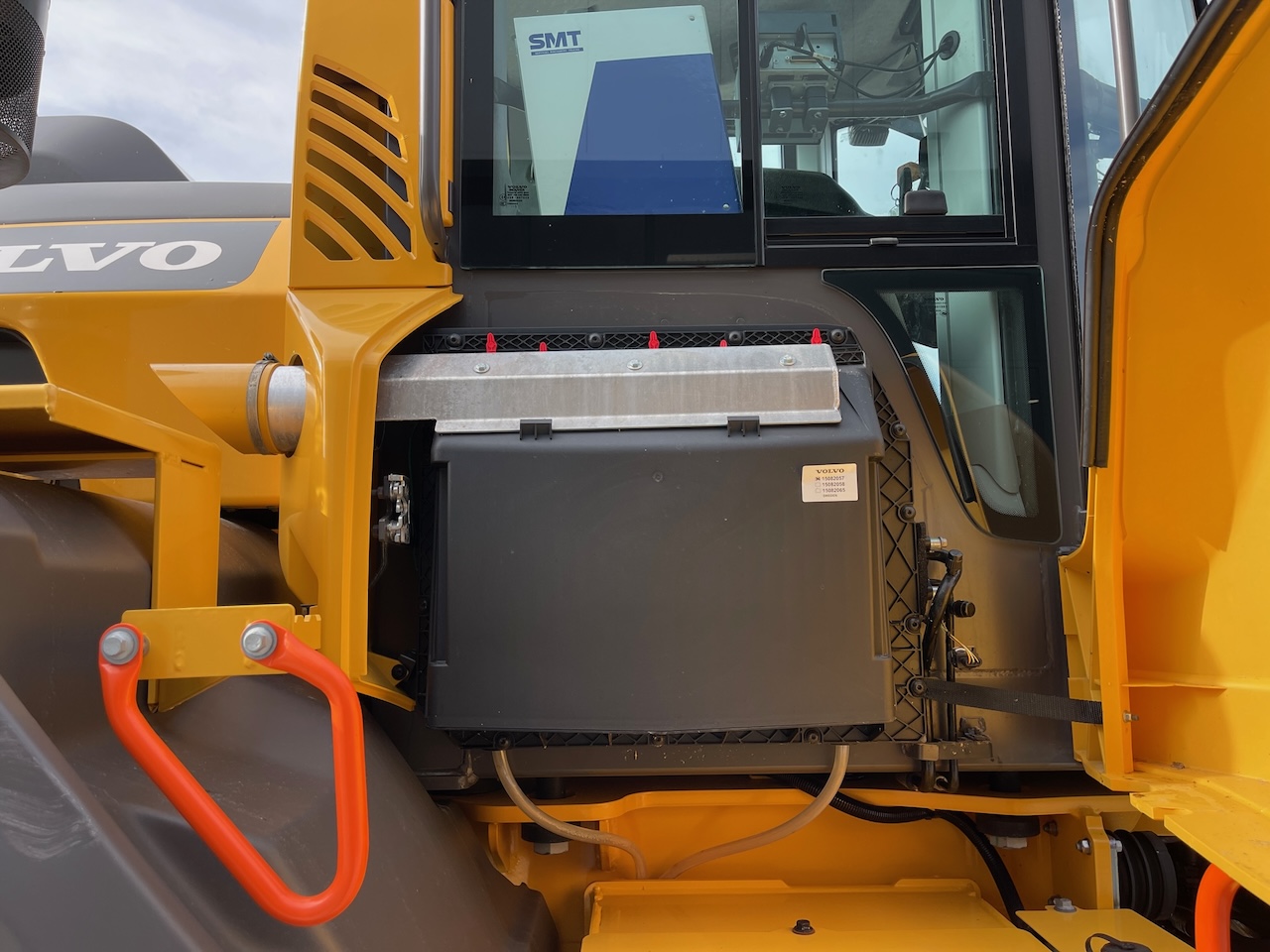 Volvo L120H met weegsysteem