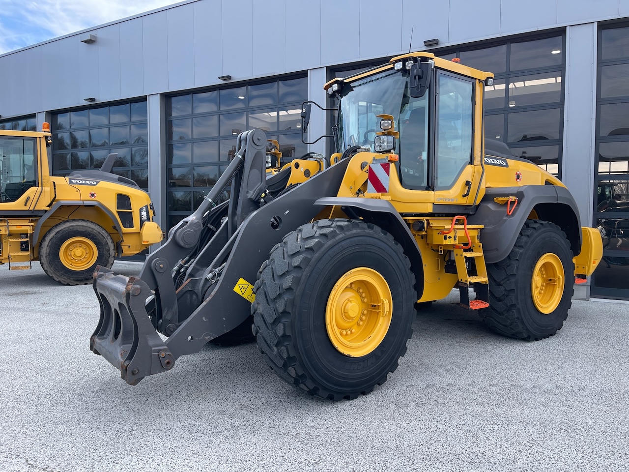 Volvo L120H met weegsysteem