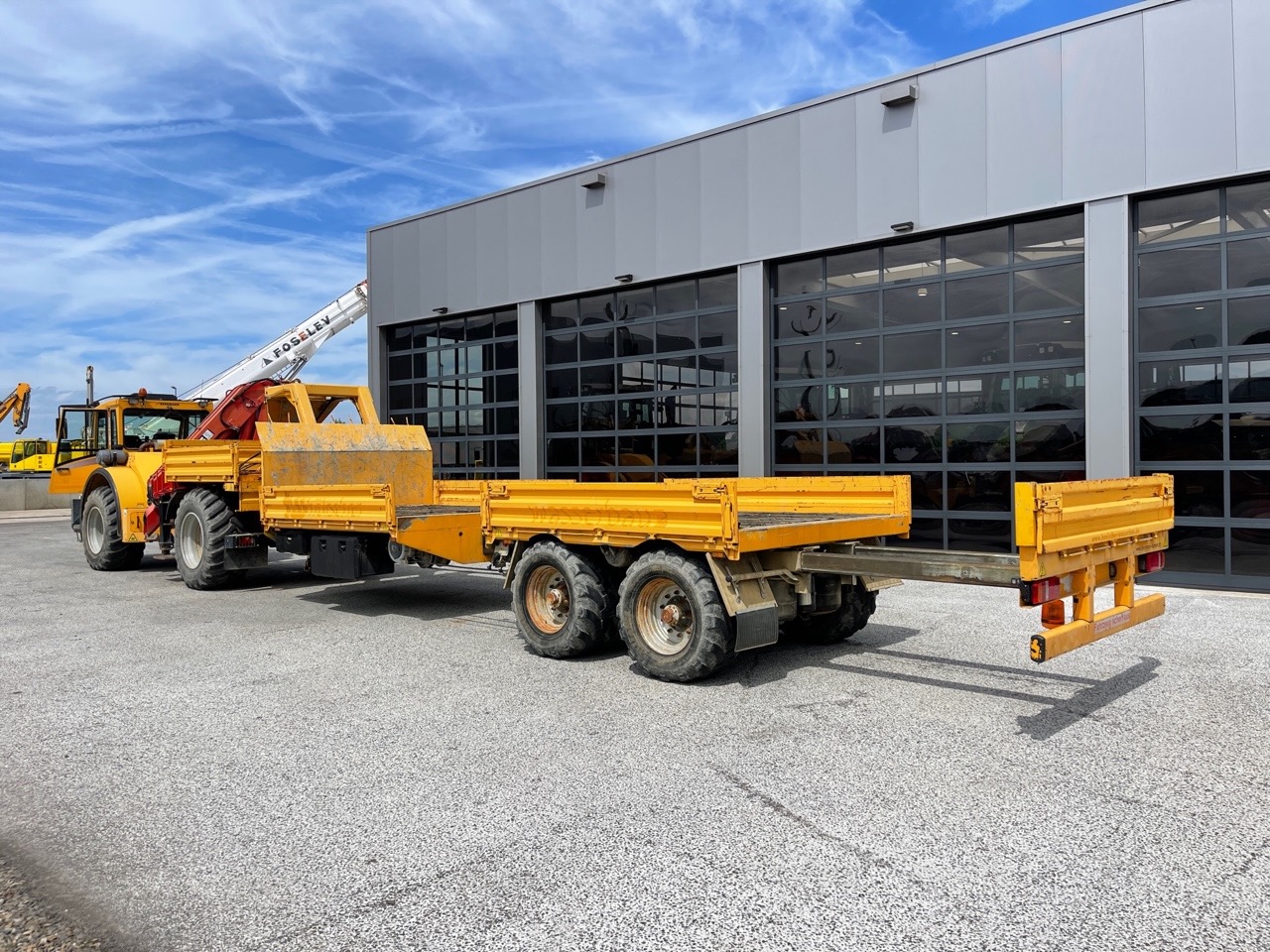 Bergmann 3012 Transporter met HKL Kraan