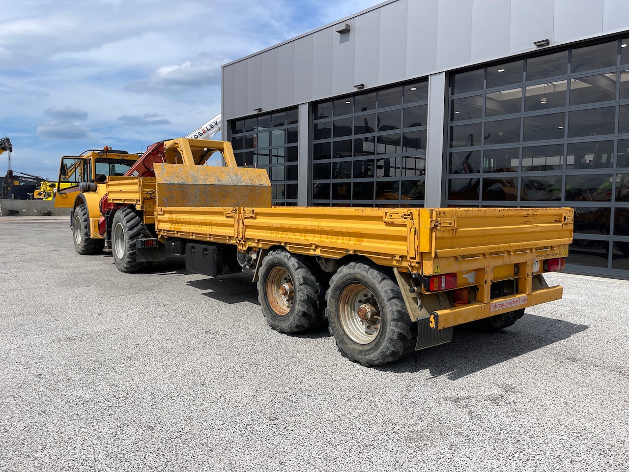 Bergmann 3012 Transporter met HKL Kraan