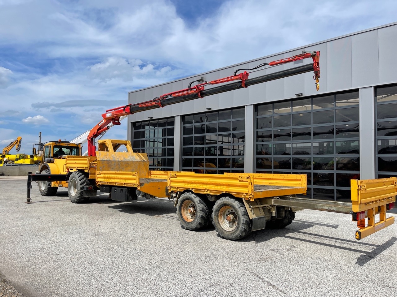 Bergmann 3012 Transporter met HKL Kraan