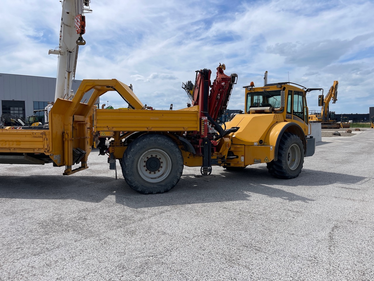 Bergmann 3012 Transporter met HKL Kraan