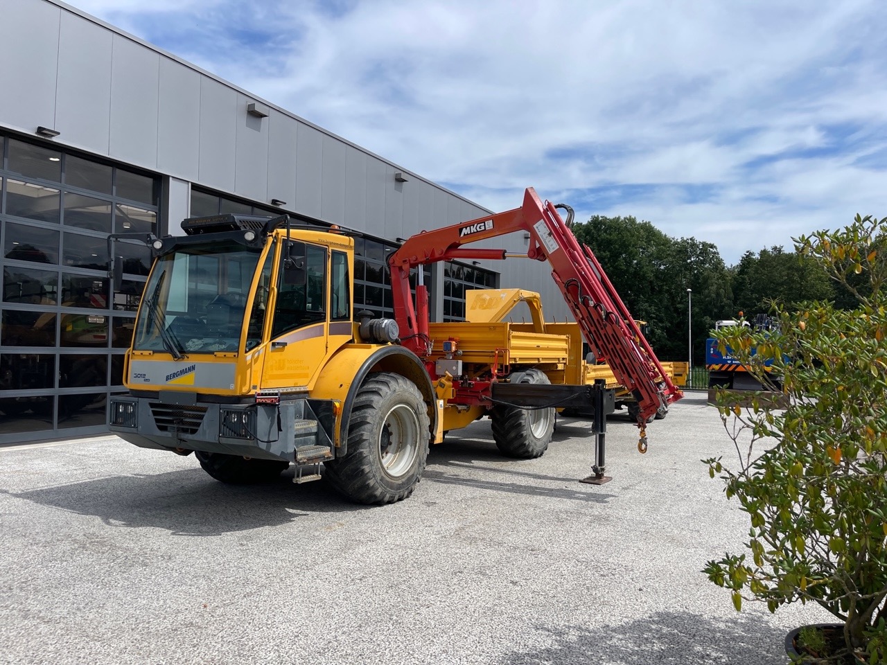 Bergmann 3012 Transporter met HKL Kraan