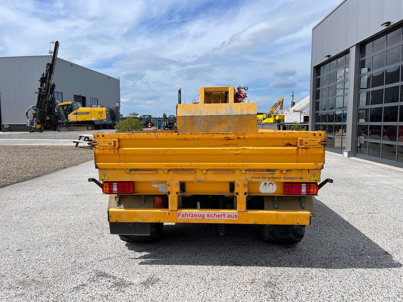 Bergmann 3012 Transporter met HKL Kraan